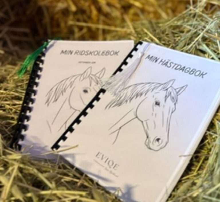 Eviqes handgjorda ridskolebok för ryttare på ridskola